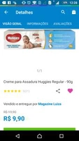 Creme para Assadura Huggies Regular - 90g R$15