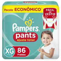 Fralda Pampers Pants Xg (344 tiras)