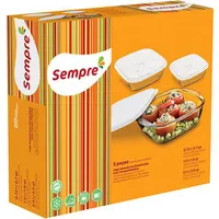 Conjunto de Assadeiras 3 Peças Sempre - La Cuisine by Nadir - R$50