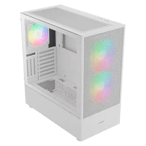 Gabinete Gamer Gamdias Talos E3 Mesh Elite, Vidro Temperado, Mid Tower, Com 3 Fans ARGB, Sem Fonte, White