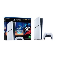 Console PlayStation 5 Slim Edição Digital Sony, SSD 825GB + Jogo ASTRO BOT + Gran Turismo 7 - PS5