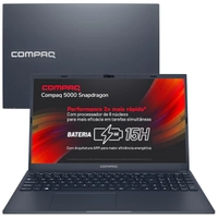 Notebook Compaq Presario 5112 Snapdragon™ 7C 4GB 128GB UFS 15,6”, 15H de Bateria, Windows 11, Azul 