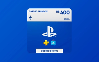 Cartão Presente R$400 PlayStation Store Brasil