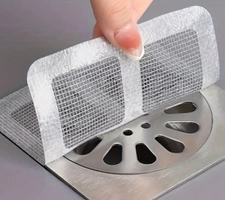 Filtros descartáveis premium para esgoto, bloqueador eficaz de cabelo e à prova de insetos para vaso sanitário, pia de banheiro e ralo do piso, durabi