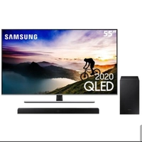 Smart TV QLED 55" 4K Samsung 55Q70T + Soundbar Samsung HW-T555 - R$4499