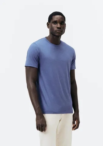 Camiseta Masculina Manga Curta H+ Azul