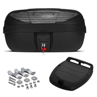 Bau Traseiro Plástico 45L com Refletor Cristal