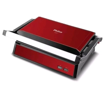 Grill e Sanduicheira Philco PGR28VI Inox Red 2 em 1 1250W