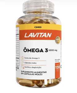 Suplemento Vitamínico LAVITAN Ômega 3 120 Cápsulas