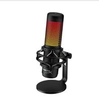 [APP] Microfone Gamer HyperX QuadCast S, Antivibração, LED RGB, USB, Compatível com PC, PS4 -HMIQ1S