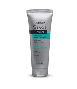 (REC) EUDORA SIAGE SHAMPOO LIMPEZA PURIFICANTE MEN 250ML
