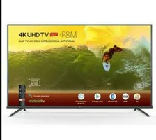 Smart TV LED 65" TCL, 4K, Wi-Fi, Google Assistant, Bluetooth® - 65P8M - R$2999