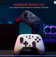 [App/ R$69 Moedas ] Gamesir Nova Lite Gamepad Sem Fio Bluetooth com Hall Effect para Nintendo Switch PC Steam Android iOS