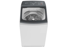 Lavadora de Roupas Brastemp 18kg Cesto Inox 12 Programas de Lavagem Branca BWF18AB