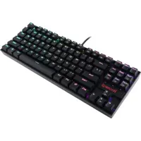 TECLADO MECÂNICO REDRAGON GAMER KUMARA K552 BLUE RGB PRETO