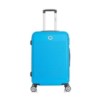 Mala Média Azul com Rodas 360° e Cadeado TSA