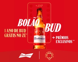 ZÉ DELIVERY - 1 ANO DE BUDWEISER GRÁTIS + PRÊMIOS EXCLUSIVOS 