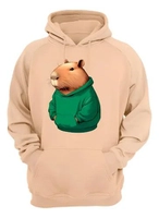 Moletom Capivara com Capuz 100% Algodão