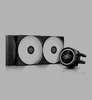 (Cupom R$50 OFF) Water Cooler DeepCool Gammaxx L240T 240mm Led Branco | R$329