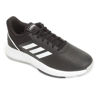 Tênis Adidas Courtsmash Masculino - Preto+Cinza | R$ 136