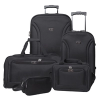 Conjunto de Malas de Viagem Swiss Move 5 Peças Friburgo Preta CJ14G0285 | R$255