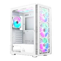 Gabinete Gamer Montech x3 Glass, Mid Tower, White, ATX, 6 Fans, Vidro Temperado
