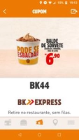 [Drive Thru] Balde de sorvete do Burger King | R$ 7