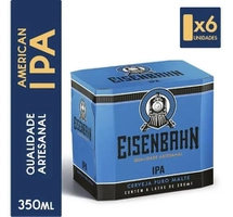 Eisenbahn IPA Lata 350ml - Pack com 6 unidades