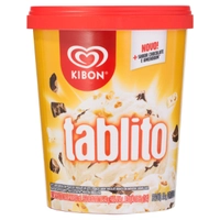 Sorvete Tablito Baunilha c/ Chocolate 800ml