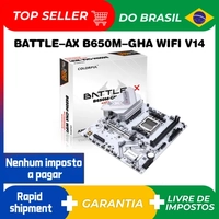 [No Brasil] Colorido BATTLE-AX B650M-GHA WIFI V14 DDR5 matx M.2 USB 128G Duplo AM5 placa mãe xeon kit ryzen placas-mãe cpu memórias ram -
