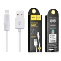 Cabo Lightning para iPhone USB Hoco X1 Rapid, 1m, 2.1A, Branco