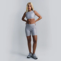 Kit Solário com 1 Top Cropped Pôr do Sol e 1 Shorts Nascer do Sol Insider