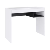 Escrivaninha Rubi - Branco e Preto Madesa