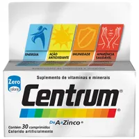 Centrum com 30 comprimidos Pfizer - 2 caixas - R$64