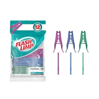 Prendedor de roupas Classic 12 Peças, LAV6889,Flash Limp,