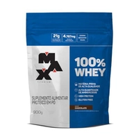 [Rec] Max Titanium 100% Whey - 900G Refil Chocolate -